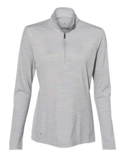 Adidas Women's Lightweight M?lange Quarter-Zip Pullover -Adidas Store 134507964.