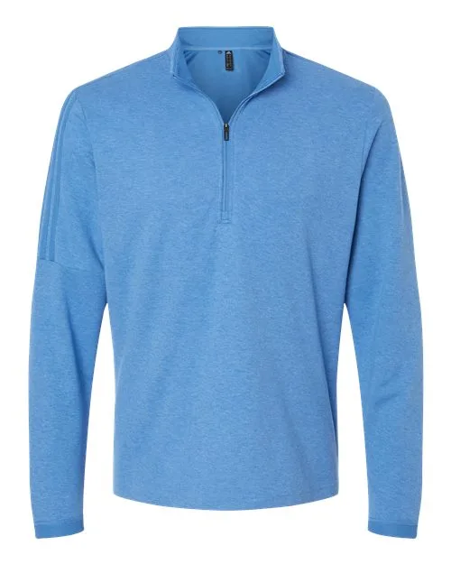 Adidas Men's 3-Stripes Quarter-Zip Sweater 4 Adidas Men's 3-Stripes Quarter-Zip Sweater - Image 2