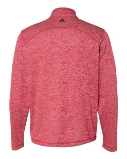 Adidas Men's Brushed Terry Heathered Quarter-Zip Pullover -Adidas Store 134613182.