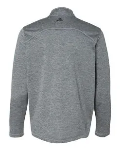 Adidas Men's Brushed Terry Heathered Quarter-Zip Pullover -Adidas Store 134613314.