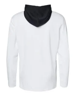 Adidas Men's Textured Mixed Media Hooded Sweatshirt -Adidas Store 134613793.