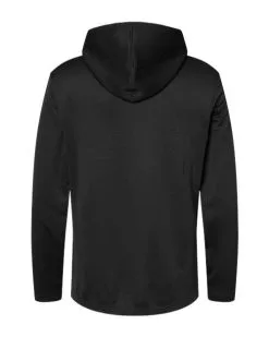 Adidas Men's Textured Mixed Media Hooded Sweatshirt -Adidas Store 134613809.