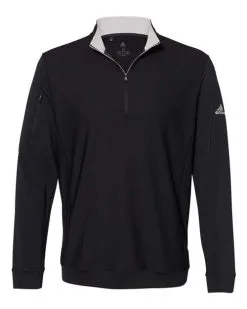 Adidas Men's Performance Textured Quarter-Zip Pullover -Adidas Store 134615206.