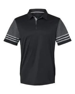 Adidas Men's Striped Sleeve Polo -Adidas Store 134796078.