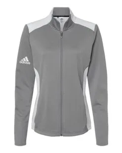 Adidas Women's Textured Mixed Media Full-Zip Jacket -Adidas Store 134796082.