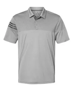 Adidas Men's Heathered 3-Stripes Colorblock Polo -Adidas Store 134819208.