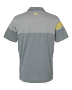 Adidas Men's Heathered 3-Stripes Colorblock Polo -Adidas Store 134819389.