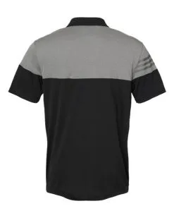 Adidas Men's Heathered 3-Stripes Colorblock Polo -Adidas Store 134819611.