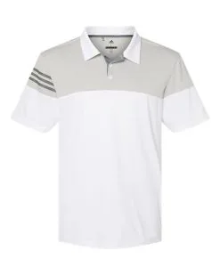 Adidas Men's Heathered 3-Stripes Colorblock Polo -Adidas Store 134819630.