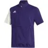 Adidas Mens Stadium 1/4 Zip Woven Short Sleeve Golf Top -Adidas Store 142065007