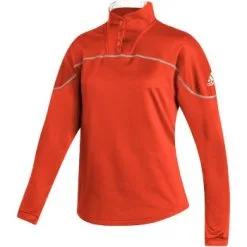 Adidas Women's Stadium 1/4 Snap Long Sleeve Shirt -Adidas Store 142852686