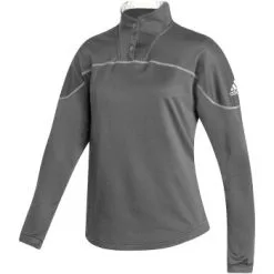 Adidas Women's Stadium 1/4 Snap Long Sleeve Shirt -Adidas Store 142852701