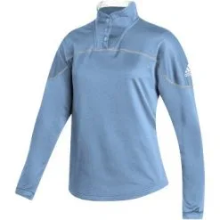 Adidas Women's Stadium 1/4 Snap Long Sleeve Shirt -Adidas Store 142852727