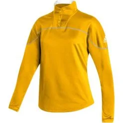 Adidas Women's Stadium 1/4 Snap Long Sleeve Shirt -Adidas Store 142852781