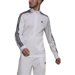 Adidas Mens Warm-Up Tricot Regular 3-Stripes Track Jacket 43 Adidas Mens Warm-Up Tricot Regular 3-Stripes Track Jacket -Adidas Store 147296102