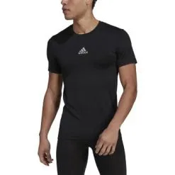 Adidas Men's Techfit Compression Short Sleeve Soccer Shirt -Adidas Store 152041409
