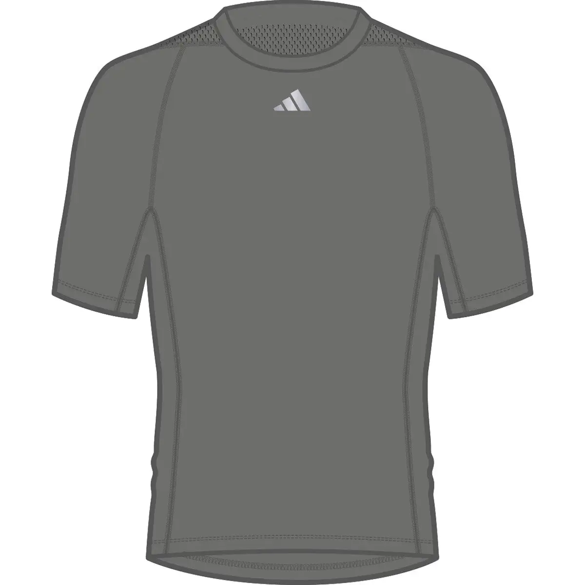 Adidas Mens Techfit Fitted Short Sleeve Top 5 Adidas Mens Techfit Fitted Short Sleeve Top - Image 3