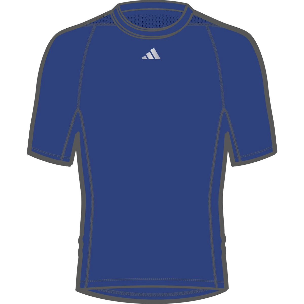 Adidas Mens Techfit Fitted Short Sleeve Top 6 Adidas Mens Techfit Fitted Short Sleeve Top - Image 4