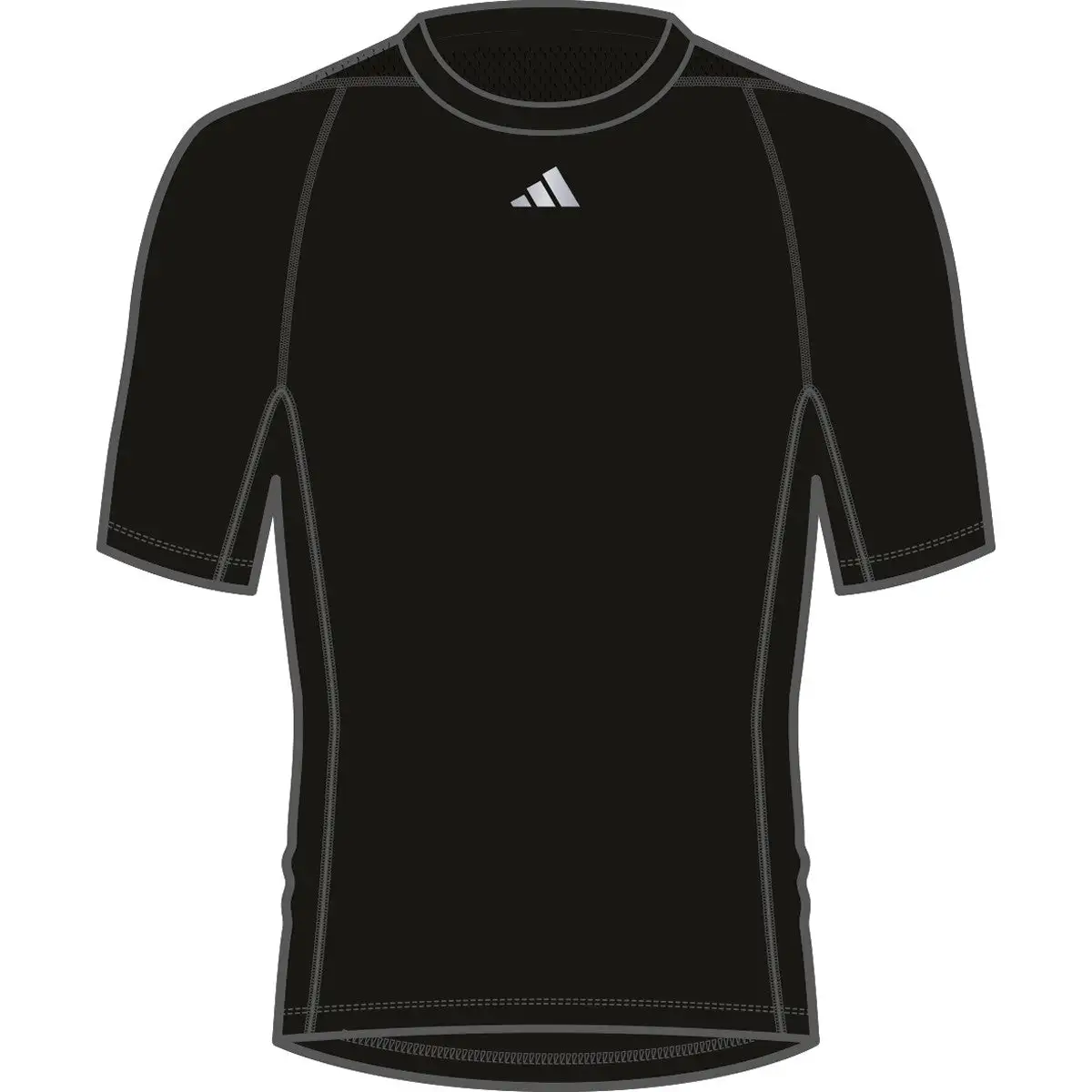 Adidas Mens Techfit Fitted Short Sleeve Top 3 Adidas Mens Techfit Fitted Short Sleeve Top