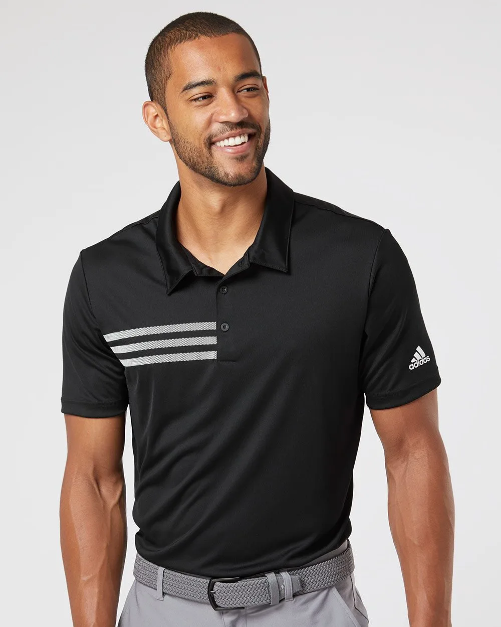 Adidas Men's 3-Stripes Chest Polo 3 Adidas Men's 3-Stripes Chest Polo