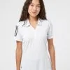 Adidas Women's Floating 3-Stripes Polo -Adidas Store 86695548.