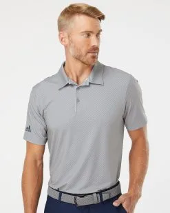 Adidas Men's Diamond Dot Print Polo