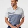 Adidas Men's Heathered Colorblock 3-Stripes Polo 2 Adidas Men's Heathered Colorblock 3-Stripes Polo -Adidas Store 86695670.