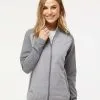 Adidas Women's Heather Block Full-Zip Wind Jacket -Adidas Store 86697084.