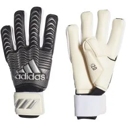 Adidas Classic Pro Gloves Soccer (White/Black/Silver, 7)