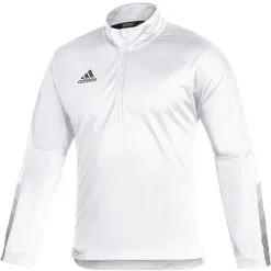 Adidas Men's 1/4 Zip Knit Long Sleeve Fleece Sweatshirt -Adidas Store GM2577.1638809141428