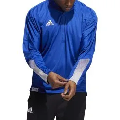 Adidas Men's 1/4 Zip Knit Long Sleeve Fleece Sweatshirt -Adidas Store GM2580.1638809171185
