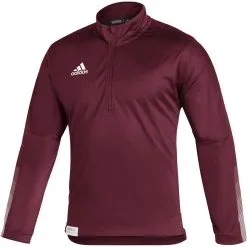 Adidas Men's 1/4 Zip Knit Long Sleeve Fleece Sweatshirt -Adidas Store GM2588.1638809245792