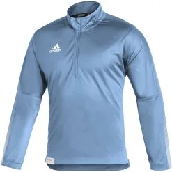 Adidas Men's 1/4 Zip Knit Long Sleeve Fleece Sweatshirt -Adidas Store GM2591.1638809270250