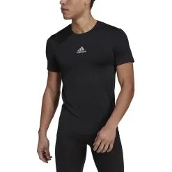 Adidas Men's Techfit Compression Short Sleeve Soccer Shirt