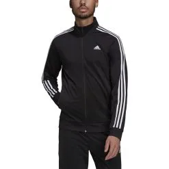 Adidas Men's Warm-Up Tricot Regular 3-Stripe Track Jacket
