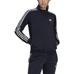Adidas Women's Warm-Up Tricot Slim 3-Stripes Track Jacket
